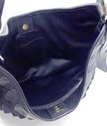 YSL St. Tropez Black Fish Scale Purse