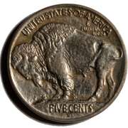 1913 D Raised Mound BU Buffalo Nickel