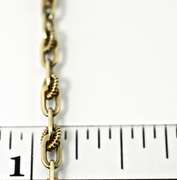 Uniquely Designed 14K 28" Link Necklace