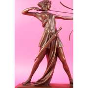 Female Knight Warrior Bronze Statue