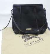Burberry Canvas & Leather Canterbury Tote Bag