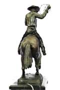 Cowboy with Rope Bronze Sculpture Statue
