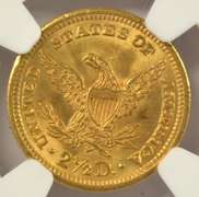 NGC MS64 graded 1905 US $2.50 Liberty Gold Piece