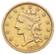 1836 $2.50 Classic Head Gold Quarter Eagle