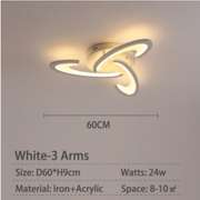 3 Heads LED Ceiling Light Lustres Chandelier