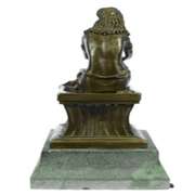 Sitting Egyptian Nude Princess Bronze Sculpture
