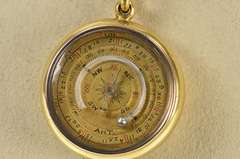 18K Yellow Gold Wealemefna Opisometer Cartography Tool Charm/Pendant