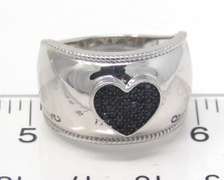 Sterling Silver Heart Shaped Ring