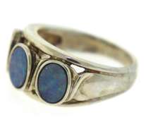 Sterling Silver Opal Ring