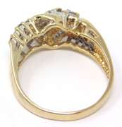 Dazzling Baguette and Round Brilliant Cut Diamond Band