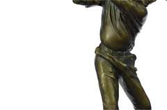 Male Golfer Golf Sport Bronze Sculpture