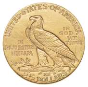 1910 $2.50 Indian Head Gold Quarter Eagle