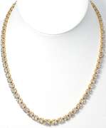 Diamond Necklace in 14K Yellow Gold