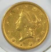 Needle-sharp 1851 US Type One $1 Gold Piece