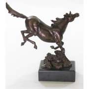 Wild Horse Bronze Sculpture