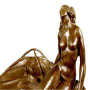 Amazing Jewelry Holder Bronze Sculpture