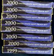 Lot of turn of the Century Proof sets