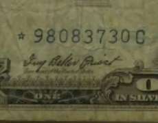 1957 $1.00 Silver Cert, Star Note