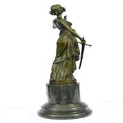 Roman Greek Warrior Bronze Statue