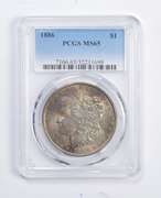 MS65 1886 Morgan Silver Dollar - Graded PCGS