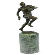 Trophy Football Player Bronze Sculpture