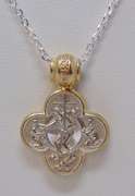 Sterling Silver Maltese Cross Necklace