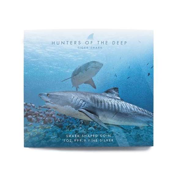 2020 SI 1oz Silver $2 Hunters of the Deep Tiger Shark