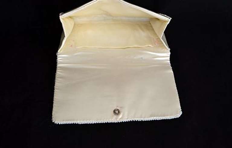Vintage Beaded Envelope Clutch Handmade in Hong Kong