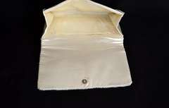 Vintage Beaded Envelope Clutch Handmade in Hong Kong