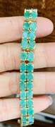 33.0 Carat Emerald Bracelet in 14kt Gold