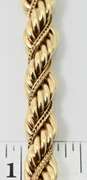 Fashionable Tapered Wrapped 14K Rope Necklace