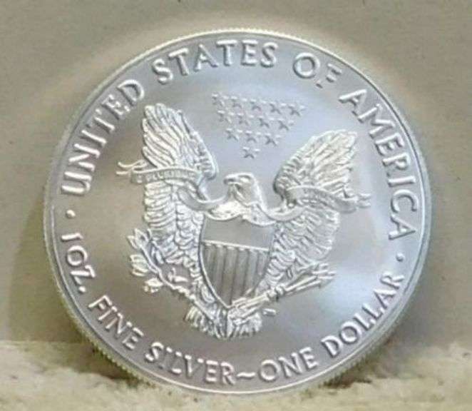 2020 Uncirculated Silver Eagle, GEM,