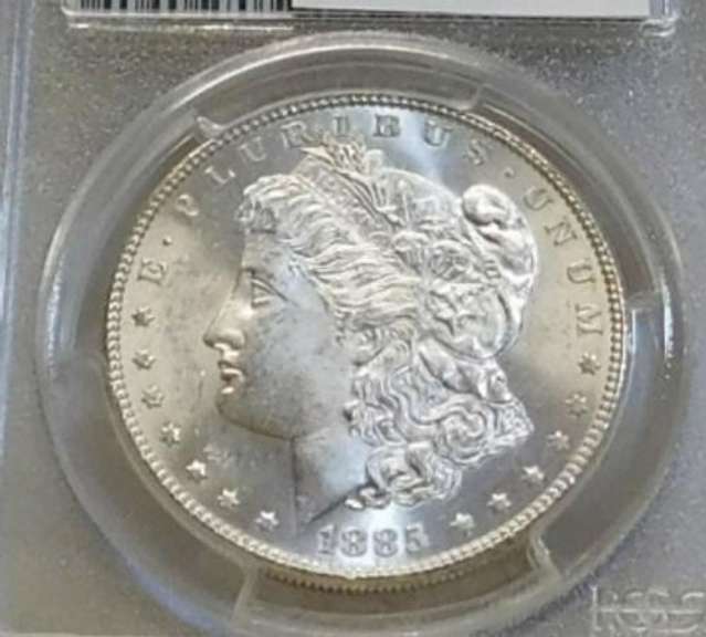 1885 Morgan  Dollar, PCGS  MS-63, Estate owned, PQ