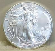 2020 Uncirculated Silver Eagle, GEM,