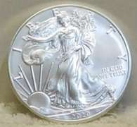 2020 Uncirculated Silver Eagle, GEM, Brand New !