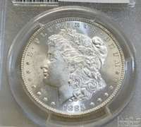 1885 Morgan  Dollar, PCGS  MS-63, Estate owned, PQ