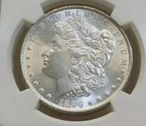 1896 Morgan  Dollar, NGC MS-63, Estate owned, PQ