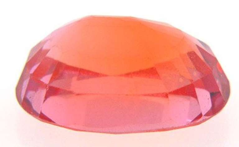 Oval Cut Orange Sapphire - 3.99cts