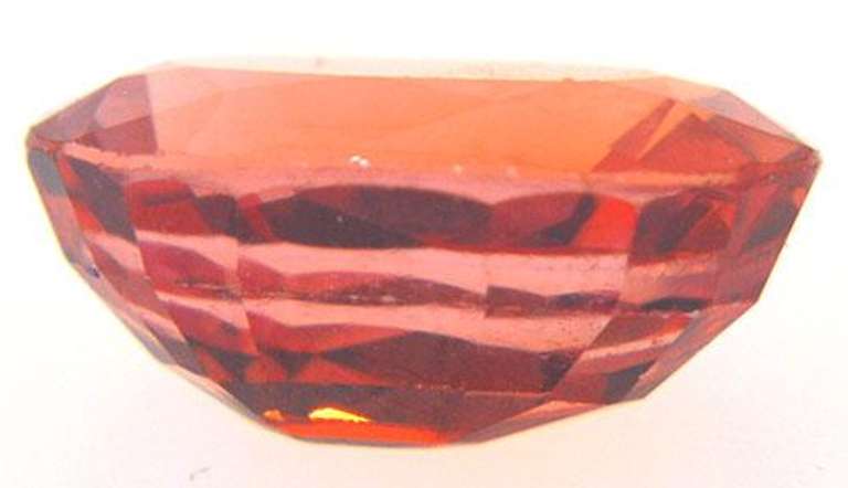Oval Cut Orange Sapphire - 3.99cts