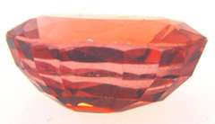 Oval Cut Orange Sapphire - 3.99cts