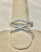 Stainless Steel Triple A CZ Ring
