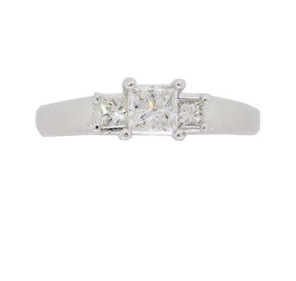 Classic Three Stone Diamond Engagement Ring