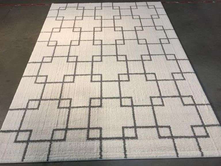 Super Soft Silky Feel Microfiber Contemporary Rug 6x8