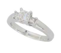 Classic Three Stone Diamond Engagement Ring