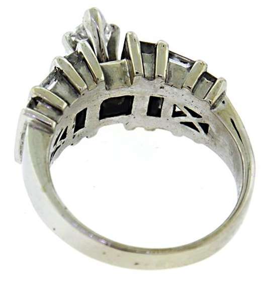 Stunning Marquise Diamond w Channel Set PC Ring