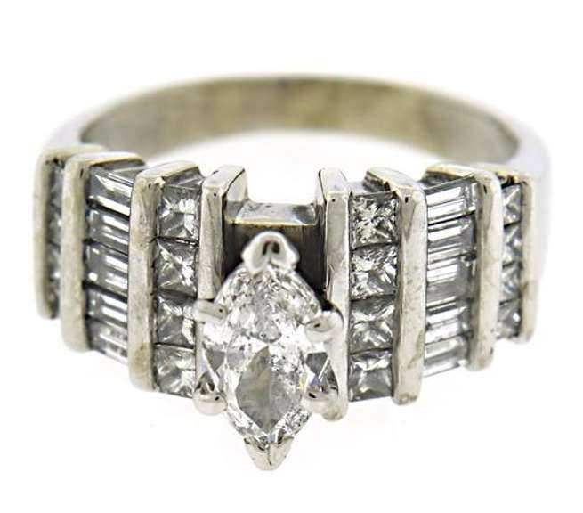 Stunning Marquise Diamond w Channel Set PC Ring