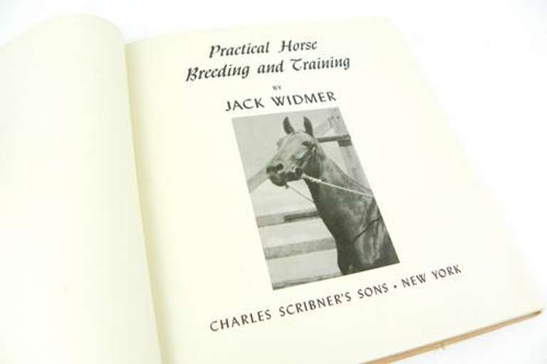 1942 Horse Breeding & Training Vintage Book