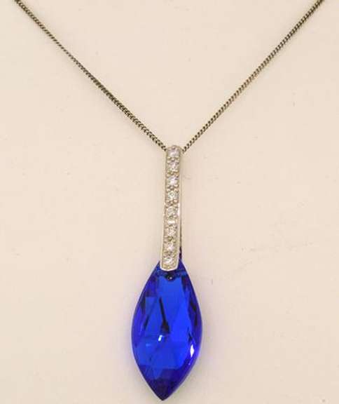 Preciosa Feather Style Pendant