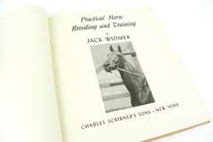 1942 Horse Breeding & Training Vintage Book