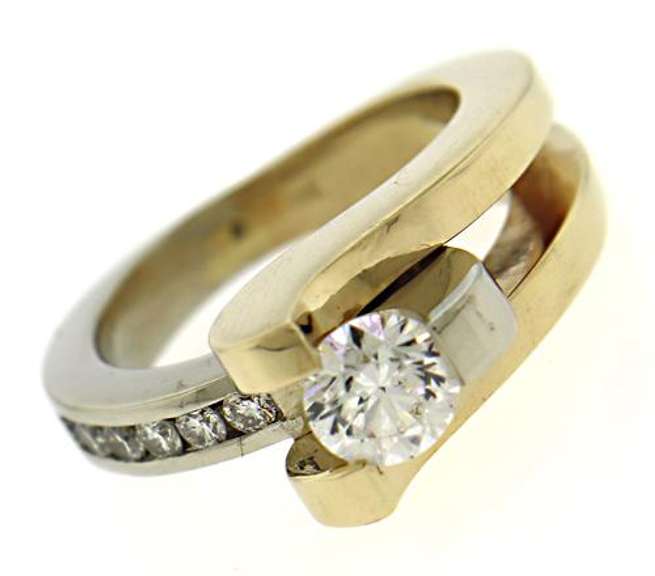 Romantic .65ct Diamond Ring in Yellow gold